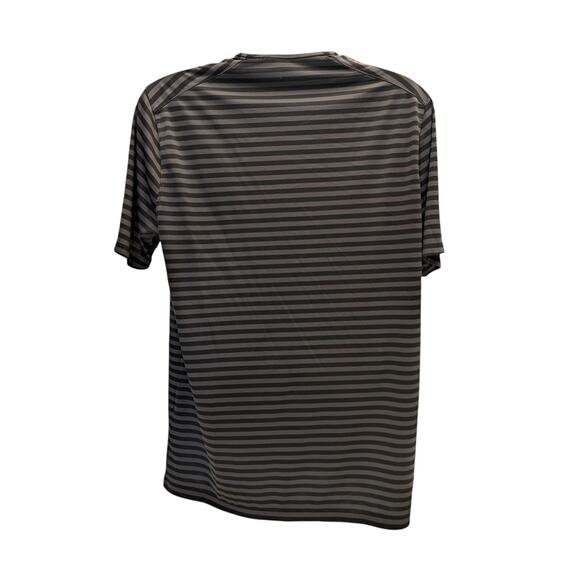 Nike Golf Dri Fit Polo Shirt Men Large Stripe Performance Short Sleeve Perform - Picture 3 of 11